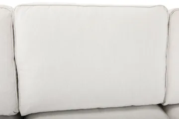 Optus Lyx 4-seters Høyrevendt U-formet Sofa med Divan og Sjeselong i Stoff - Lys grå - Møbler - Sofaer - U-sofa