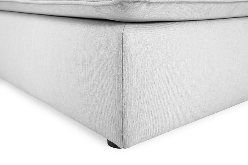 Optus Lyx 6-seters Høyrevendt U-formet Large Sofa med Divan og Sjeselong i Stoff - Grå - Møbler - Sofaer - U-sofa