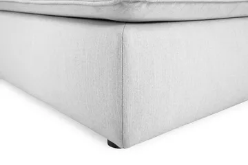 Optus Lyx 6-seters Høyrevendt U-formet Large Sofa med Divan og Sjeselong i Stoff - Grå - Møbler - Sofaer - U-sofa