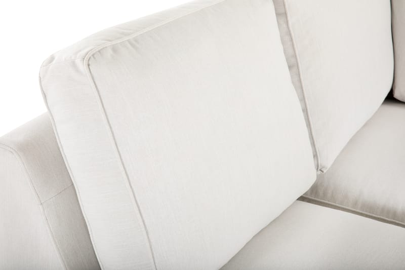 Optus Lyx 6-seters Venstrevendt U-formet Large Sofa med Divan og Sjeselong i Stoff - Lys grå - Møbler - Sofaer - U-sofa