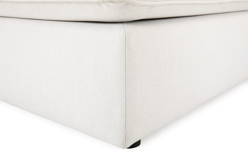 Optus Lyx 6-seters Venstrevendt U-formet Large Sofa med Divan og Sjeselong i Stoff - Lys grå - Møbler - Sofaer - U-sofa