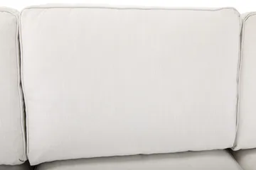 Optus Lyx 6-seters Venstrevendt U-formet Large Sofa med Divan og Sjeselong i Stoff - Lys grå - Møbler - Sofaer - U-sofa
