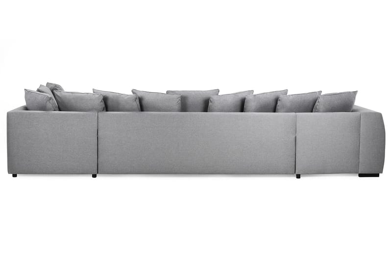 Optus U-sofa Large med Divan Venstre inkl. Konvoluttputer - Lysegrå - Møbler - Sofaer - U-sofa