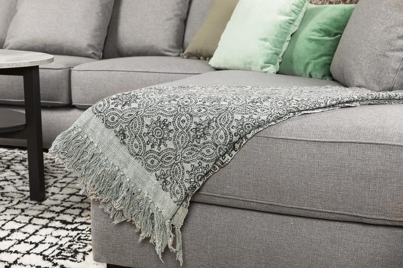 Optus U-sofa Large med Divan Venstre inkl. Konvoluttputer - Lysegrå - Møbler - Sofaer - U-sofa