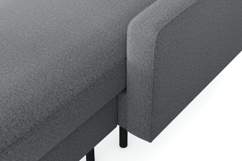 Peppe 4-seters Venstrevendt U-formet Sofa med Divan og Sjeselong i Stoff - Lys grå - Møbler - Sofaer - U-sofa