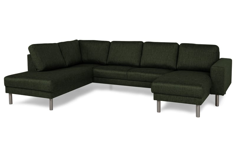 Runsala U-sofa med Divan Høyre - Grønn - U-sofa