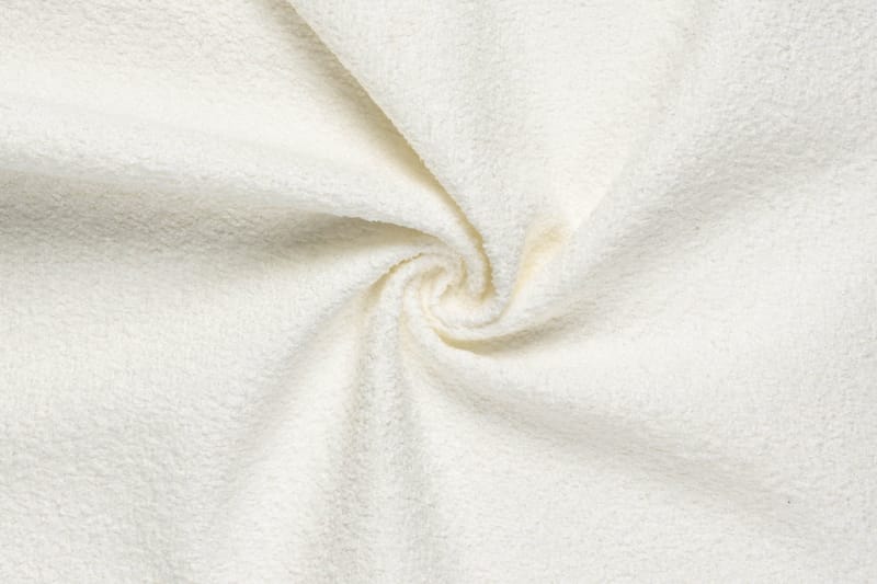 Trend Lyx 4-seters Høyrevendt U-formet Sofa med Divan og Sjeselong i Bouclé - Hvit - Møbler - Sofaer - U-sofa