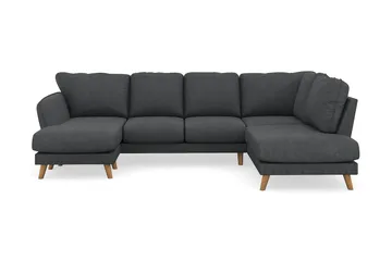 Trend Lyx 4-seters Høyrevendt U-formet Sofa med Divan og Sjeselong i Manchester