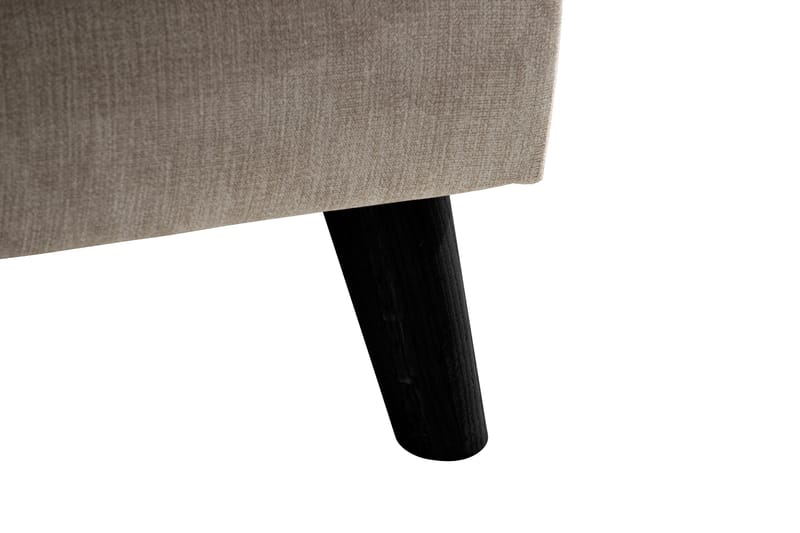 Trend Lyx 4-seters Høyrevendt U-formet Sofa med Divan og Sjeselong i Stoff - Beige - Møbler - Sofaer - U-sofa
