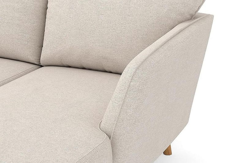 Trend Lyx 4-seters Høyrevendt U-formet Sofa med Divan og Sjeselong i Stoff - Beige - Møbler - Sofaer - U-sofa