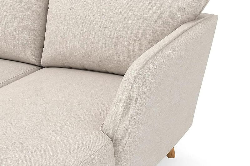 Trend Lyx 4-seters Høyrevendt U-formet Sofa med Divan og Sjeselong i Stoff - Beige - Møbler - Sofaer - U-sofa