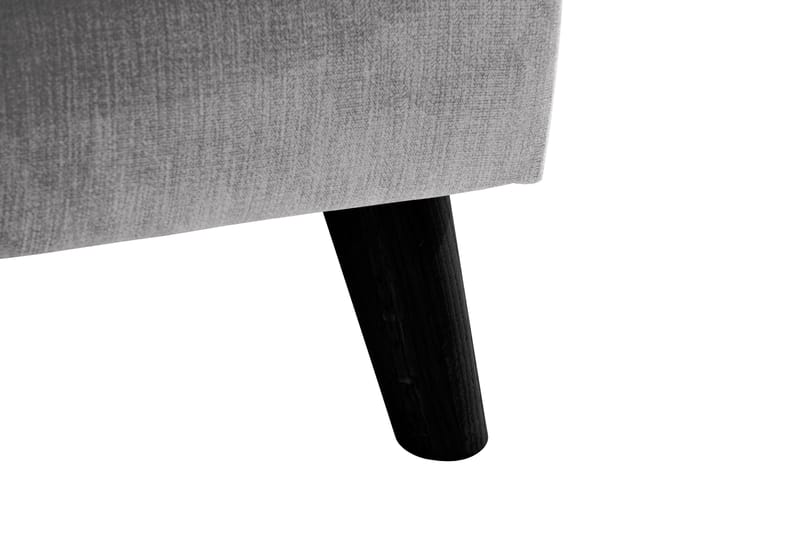 Trend Lyx 4-seters Høyrevendt U-formet Sofa med Divan og Sjeselong i Stoff - Lys grå - Møbler - Sofaer - U-sofa