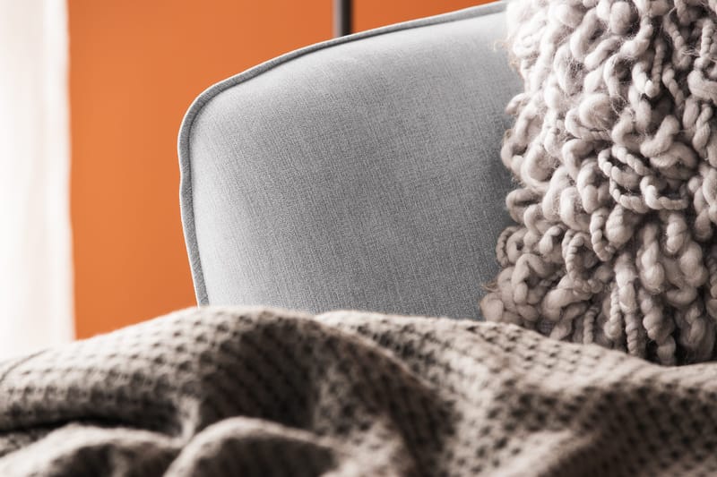 Trend Lyx 4-seters Høyrevendt U-formet Sofa med Divan og Sjeselong i Stoff - Lys grå - Møbler - Sofaer - U-sofa