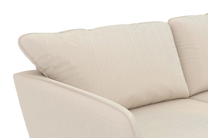 Trend Lyx 4-seters Venstrevendt U-formet Sofa med Divan og Sjeselong i Manchester - Beige - Møbler - Sofaer - U-sofa