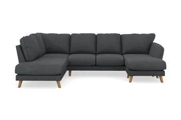 Trend Lyx 4-seters Venstrevendt U-formet Sofa med Divan og Sjeselong i Manchester