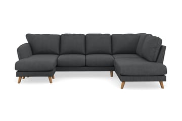 Trend Lyx 4-seters Venstrevendt U-formet Sofa med Divan og Sjeselong i Manchester