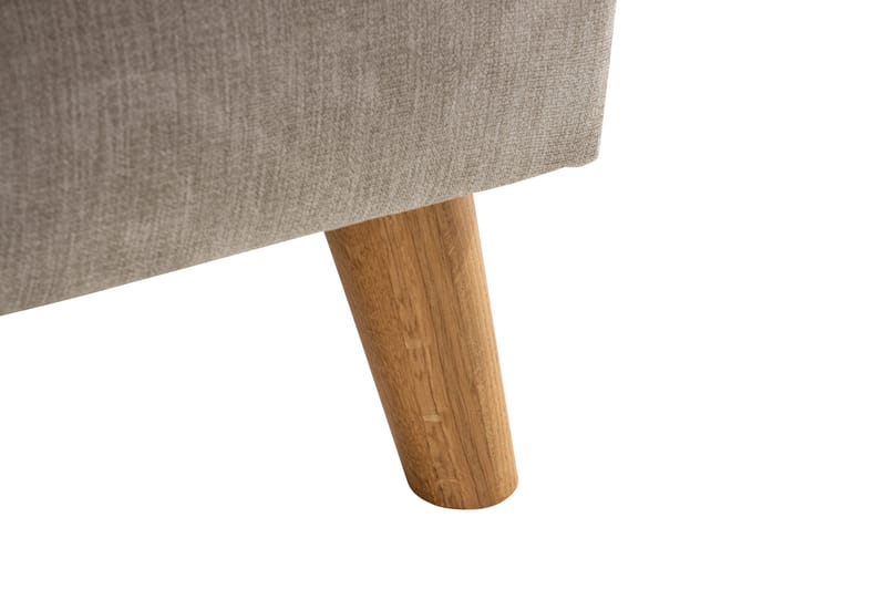 Trend Lyx 4-seters Venstrevendt U-formet Sofa med Divan og Sjeselong i Stoff - Beige - Møbler - Sofaer - U-sofa