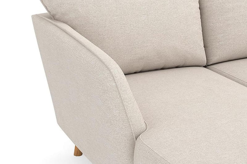 Trend Lyx 4-seters Venstrevendt U-formet Sofa med Divan og Sjeselong i Stoff - Beige - Møbler - Sofaer - U-sofa