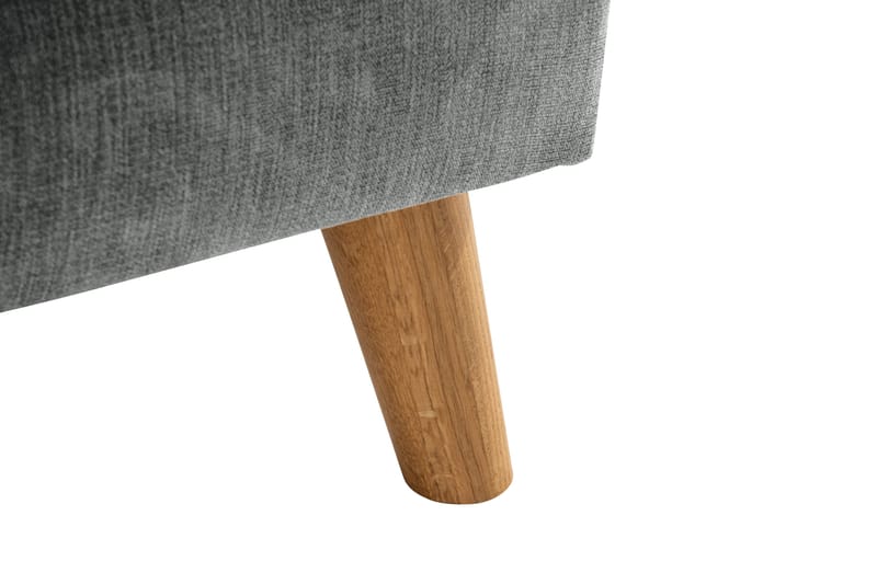 Trend Lyx 4-seters Venstrevendt U-formet Sofa med Divan og Sjeselong i Stoff - Grå - Møbler - Sofaer - U-sofa