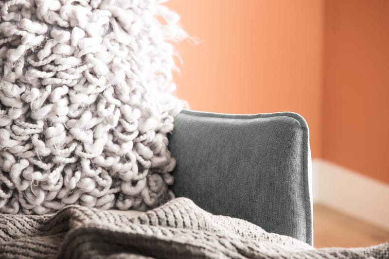 Trend Lyx 4-seters Venstrevendt U-formet Sofa med Divan og Sjeselong i Stoff - Grå - Møbler - Sofaer - U-sofa