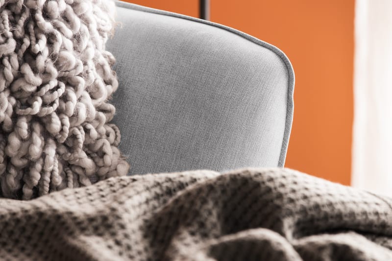 Trend Lyx 4-seters Venstrevendt U-formet Sofa med Divan og Sjeselong i Stoff - Lys grå - Møbler - Sofaer - U-sofa