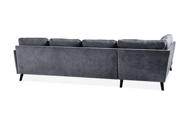 Trend Lyx U-Sofa med Divan Høyre - Mørkegrå - Møbler - Sofaer - U-sofa