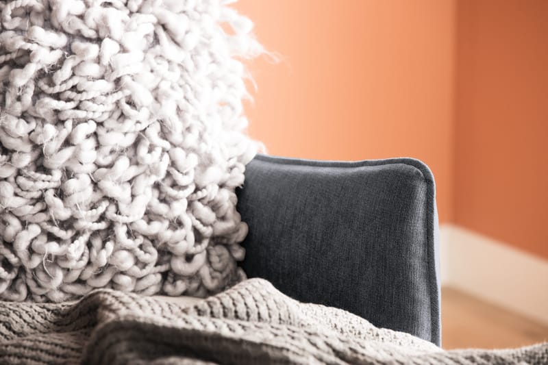 Trend Lyx U-Sofa med Divan Høyre - Mørkegrå/Eik - Møbler - Sofaer - U-sofa