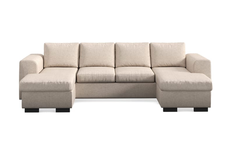 Vanlig sofa med dobbel divan Scandinavian Choice Link dobbeldivansofa 4-seter Beige, undefined