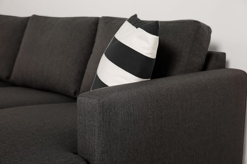 Zero U-sofa Large med Divan Høyre - Mørkegrå - Møbler - Sofaer - U-sofa