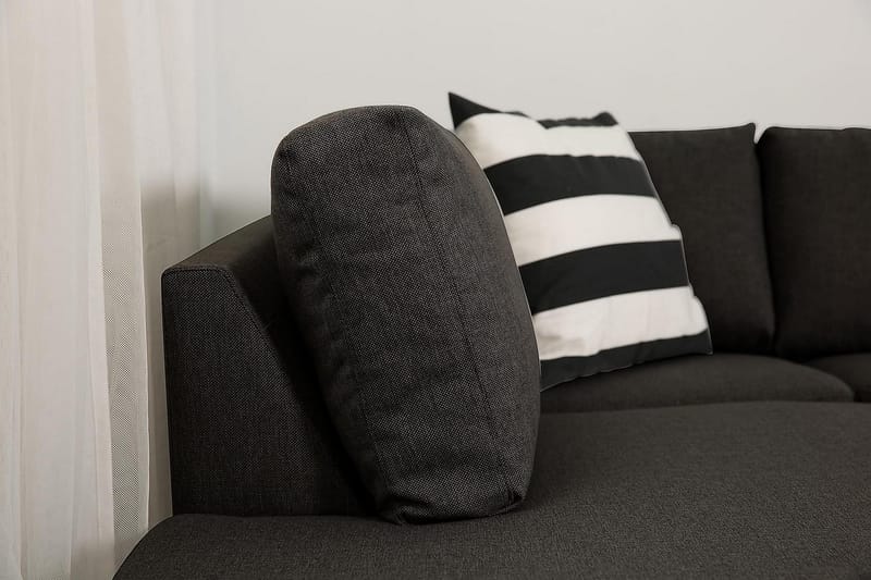 Zero U-sofa Large med Divan Høyre - Mørkegrå - Møbler - Sofaer - U-sofa