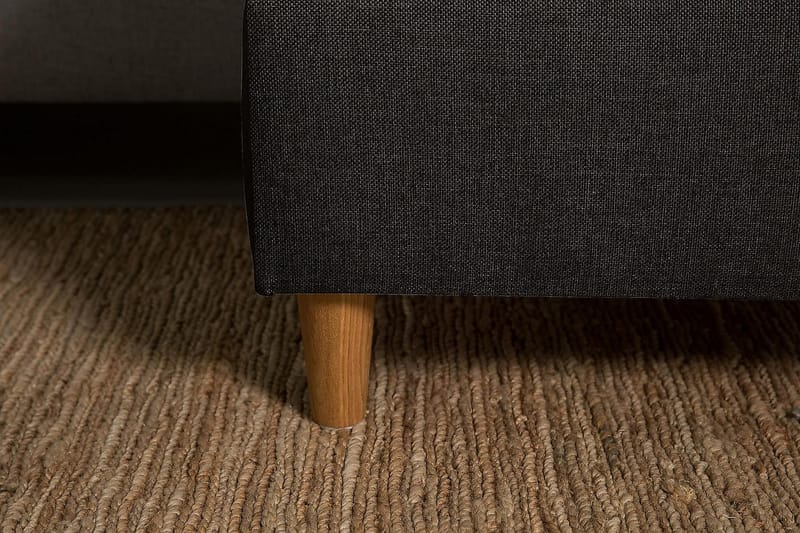 Zero U-sofa Large med Divan Høyre - Mørkegrå - Møbler - Sofaer - U-sofa