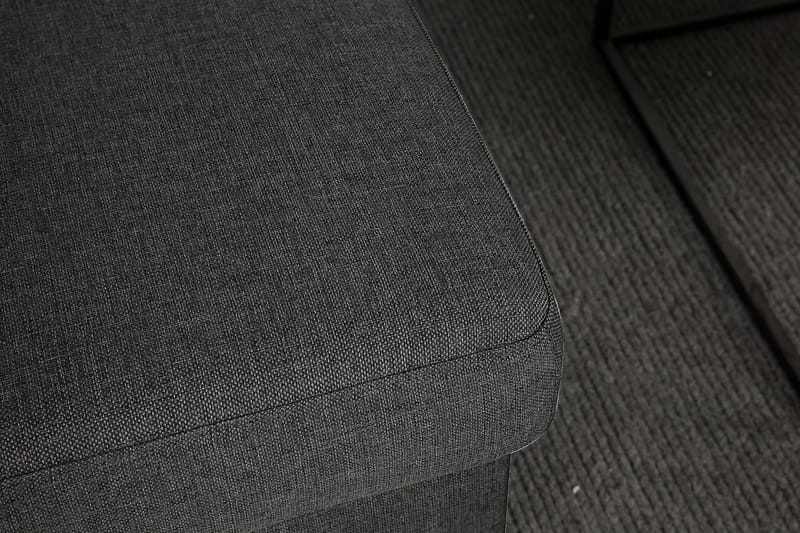 Zero U-sofa Large med Divan Høyre - Mørkegrå - Møbler - Sofaer - U-sofa