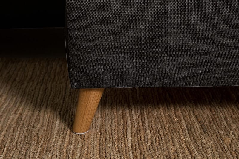 Zero U-sofa Large med Divan Høyre - Mørkegrå - Møbler - Sofaer - U-sofa