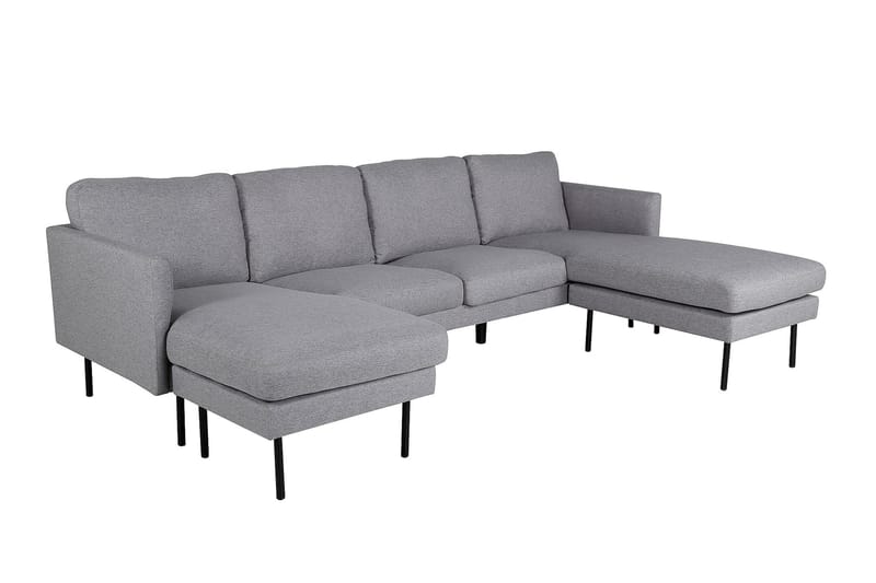 Zoom U-sofa - Grå - U-sofa