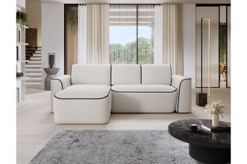 Ume 4-seter Sofa med Sjeselong - Hvit - Møbler - Sofaer - Sofa med sjeselong