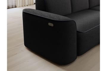 Ume 4-seters Sofa med Divan - Mørk grå - Møbler - Sofaer - Sofa med sjeselong