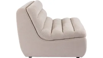 Valdoro 2-seters midtmodul i stoff 135 cm - Beige - Møbler - Sofaer - 2 seter sofa