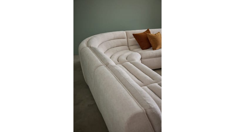 Valdoro hjørnemodul i stoff 179 cm - Beige - Møbler - Sofaer - Hjørnesofa