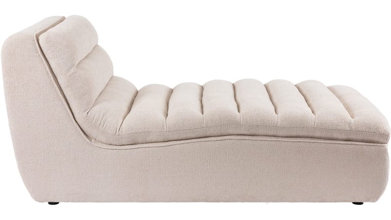 Valdoro sjeselong i stoff 168 cm - Beige - Møbler - Sofaer - Modulsofaer - Øvrige moduler for modulsofa