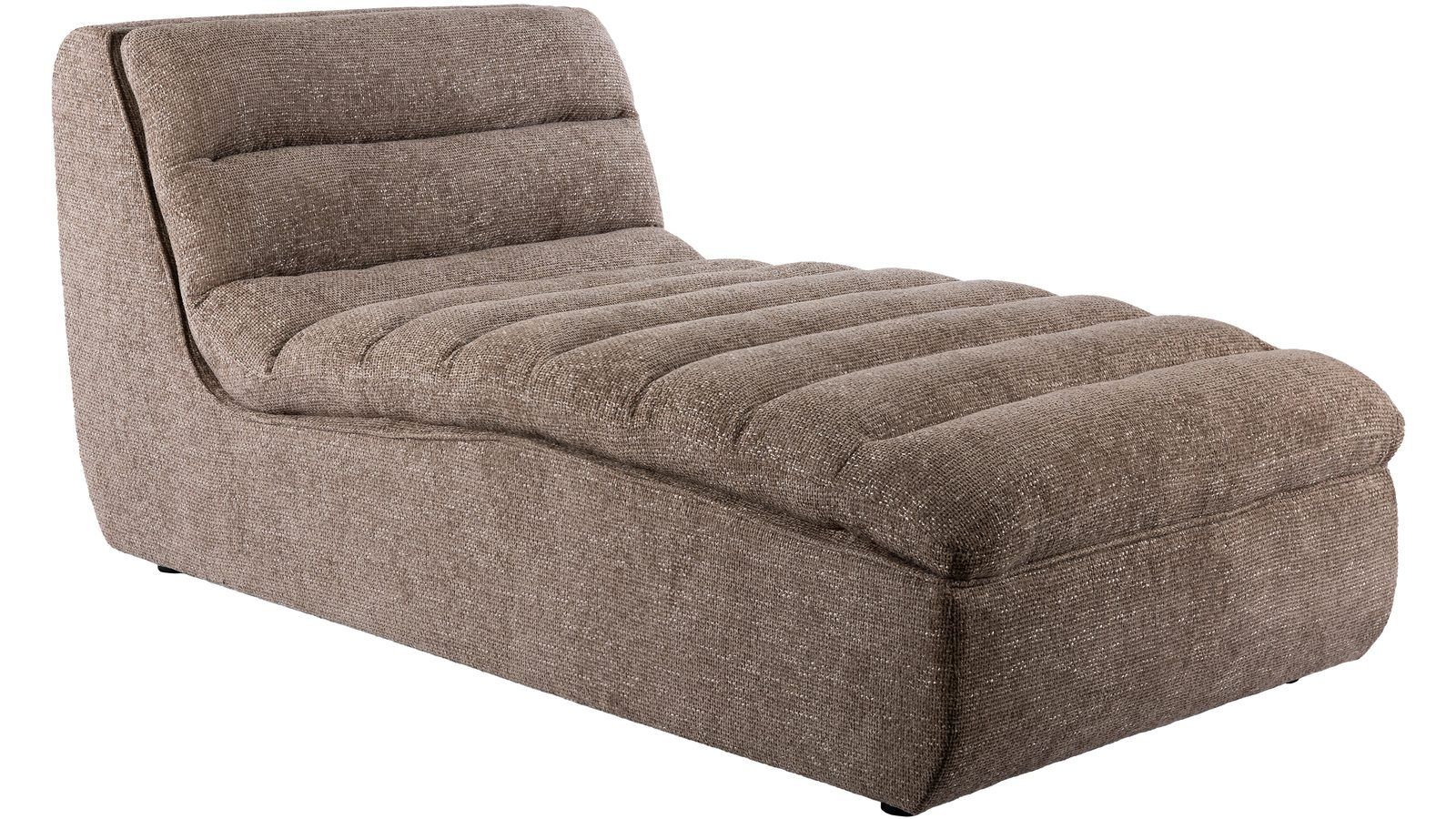Valdoro sjeselong i stoff 168 cm - Mink