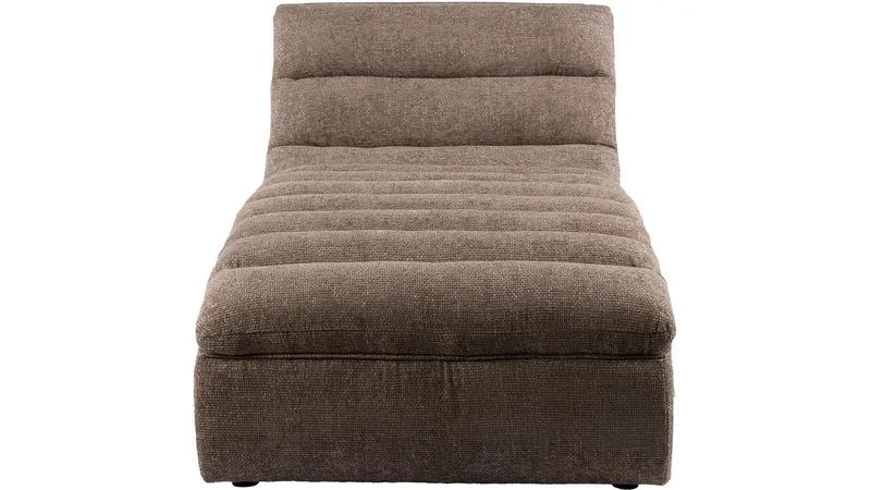 Valdoro sjeselong i stoff 168 cm - Mink - Møbler - Sofaer - Dagsenger
