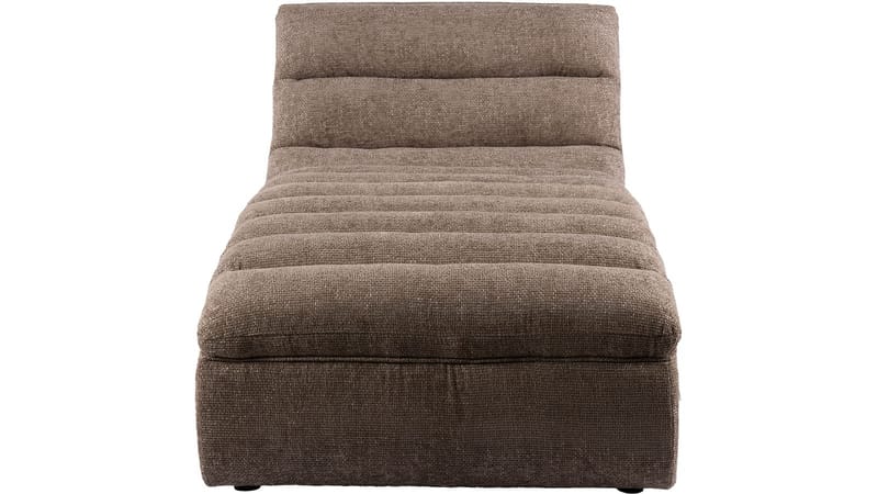 Valdoro sjeselong i stoff 168 cm - Mink - Møbler - Sofaer - Modulsofaer - Øvrige moduler for modulsofa