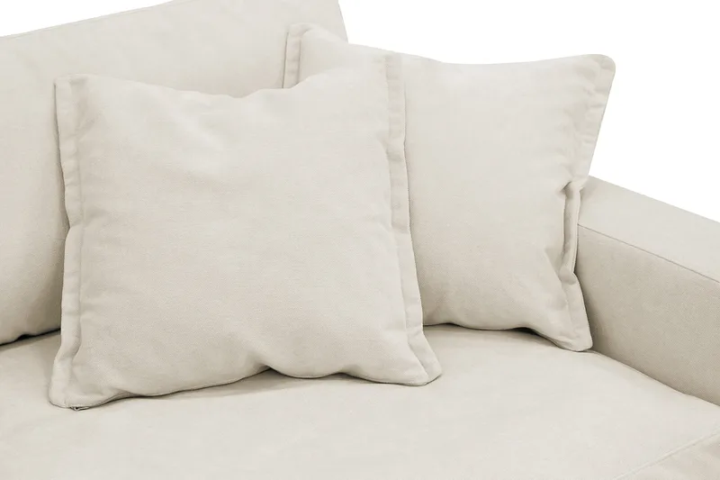 Valencia ekstra dyp 3-seters sofa i chenille - Beige - Møbler - Sofaer - Sofa 3 seter