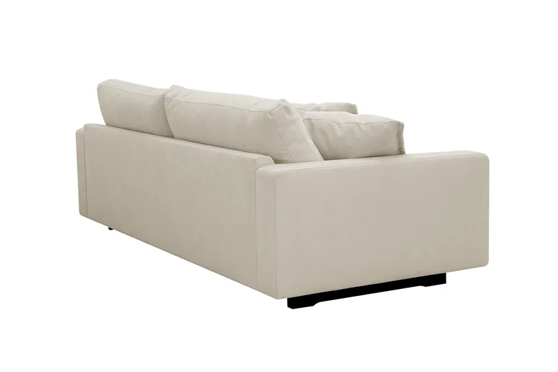 Valencia ekstra dyp 3-seters sofa i chenille - Beige - Møbler - Sofaer - Sofa 3 seter