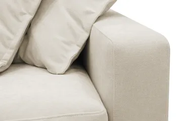 Valencia ekstra dyp 3-seters sofa i chenille - Beige - Møbler - Sofaer - Sofa 3 seter