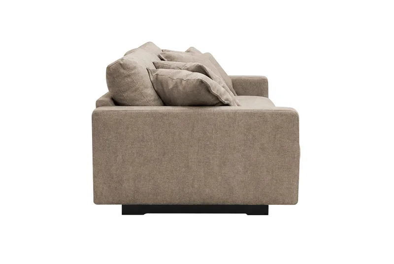 Valencia ekstra dyp 3-seters sofa i chenille - Brun - Møbler - Sofaer - Sofa 3 seter