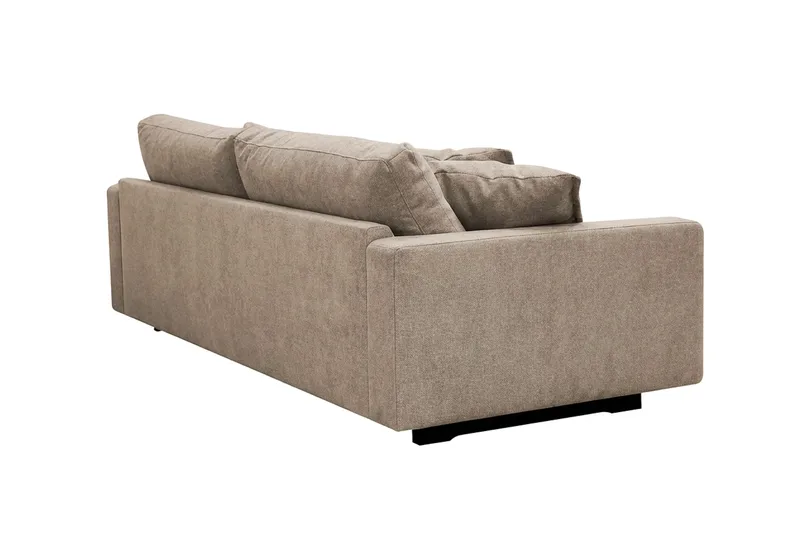 Valencia ekstra dyp 3-seters sofa i chenille - Brun - Møbler - Sofaer - Sofa 3 seter