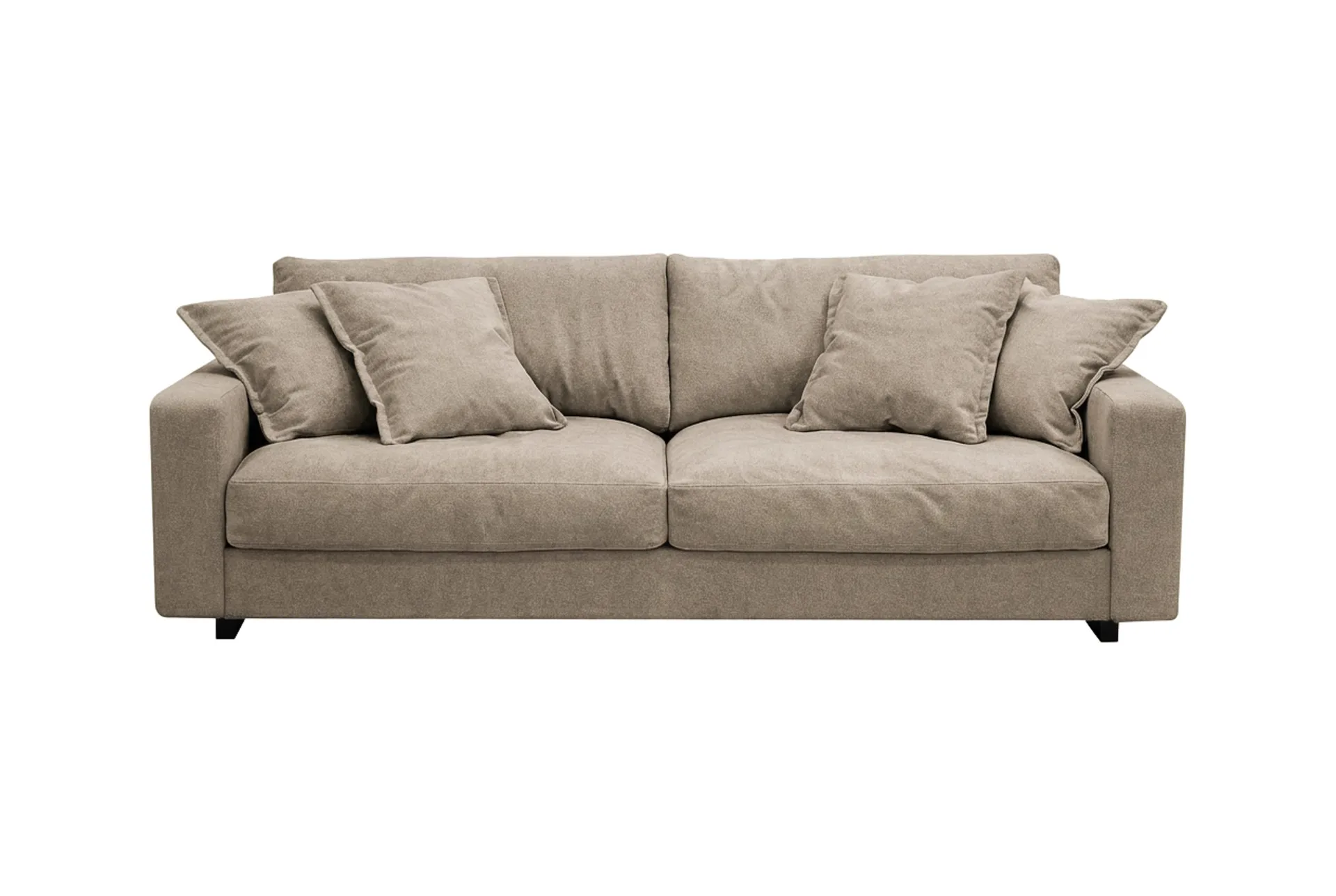 Valencia ekstra dyp 3-seters sofa i chenille - Brun
