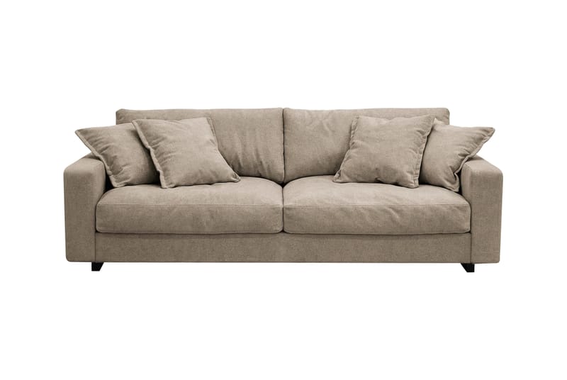 Valencia ekstra dyp 3-seters sofa i chenille, Brun