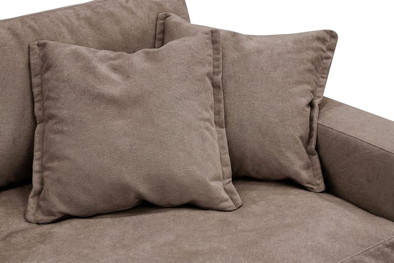 Valencia ekstra dyp 3-seters sofa i chenille - Mørkbrun - Møbler - Sofaer - Sofa 3 seter